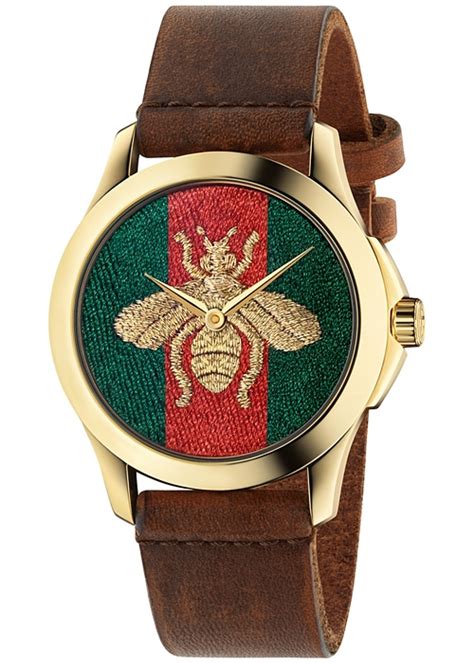 back gucci watch markings|gucci bee logo.